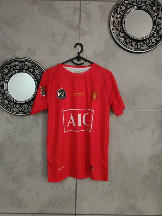 Manchester United 2007-08 Half Sleeve Embroidery (Ronaldo) (Copy)