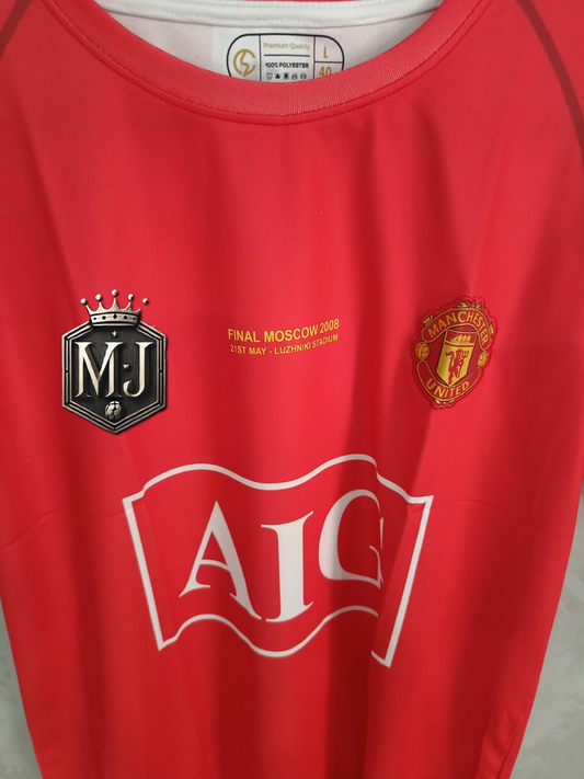 Manchester United 2007-08 Half Sleeve Embroidery (Ronaldo) (Copy)