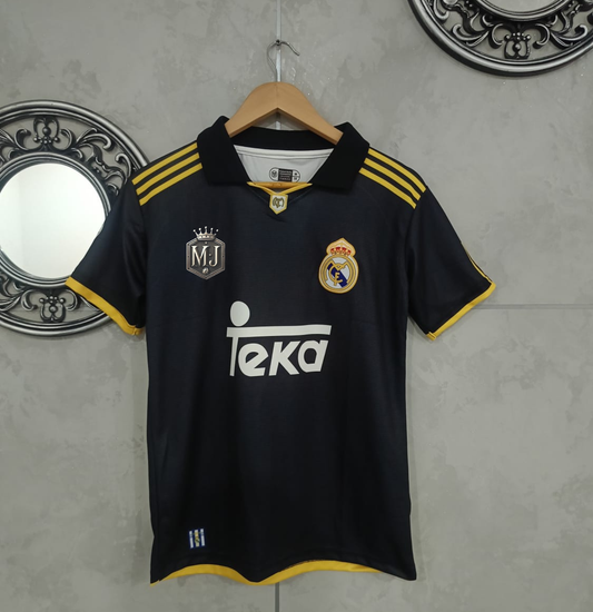 Real Madrid Retro Away Jersey – R. Carlos #3 Champions League Edition[[[A018]]] ((“HSCPE”))