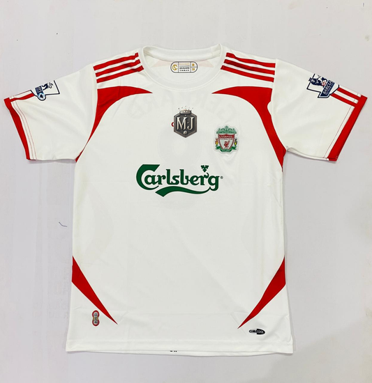 Liverpool 2007-08 Away Torres - Half & Embroidery[[[A050]]](("HSRNE"))