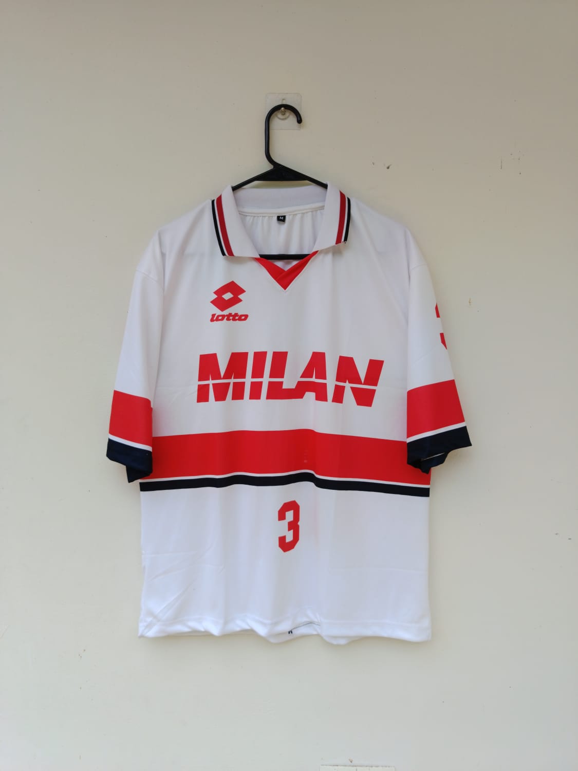 ACMILAN 1990s KIT MALDINI FIVESLEEVE POLO