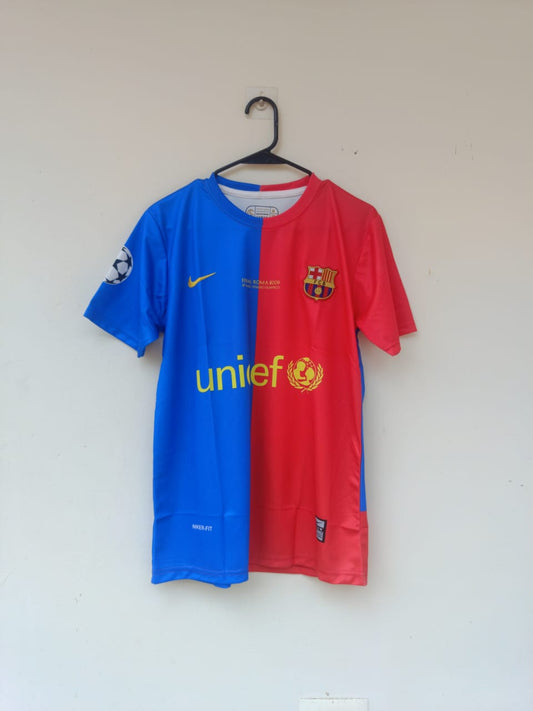 FC Barcelona 2008/2009 Home Half Sleeve — MESSI EMBROIDERY