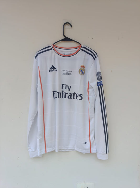 Madrid Ronaldo Final Lisbon 2014 Retro Full-Sleeve Embroidery Jersey – A Tribute to La Décima