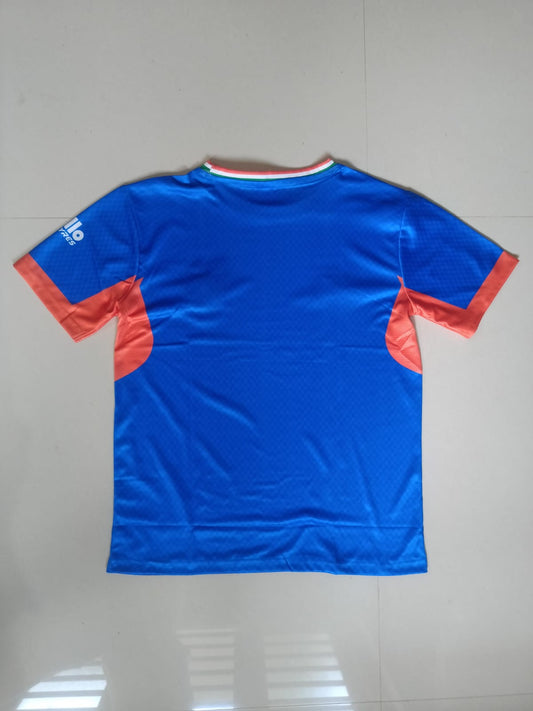 INDIA T20 WORLD CUP KIT HALF SLEEVES EMBROIDERY PLAIN [[[A012]]](("HSRNE"))