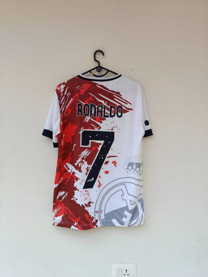 Real Madrid & Manchester United Combo – Ronaldo Embroidery Logo Jersey (Exclusive Edition)
