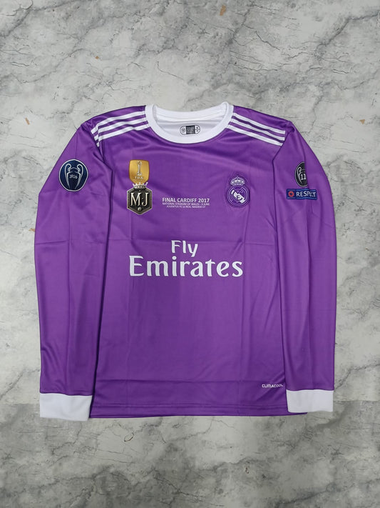 REAL 2016 AWAY PURPLE FULL SLEEVE PRE BOOKING [[[A087]]] (("FSRNE"))