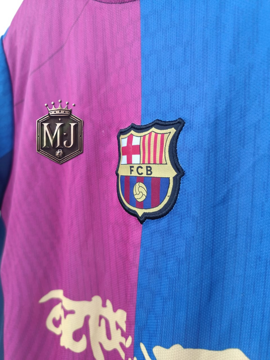 FC Barcelona x Travis Scott – Home Jersey (Half Sleeve, Limited Edition) 🔵🔴🌵 (Copy)