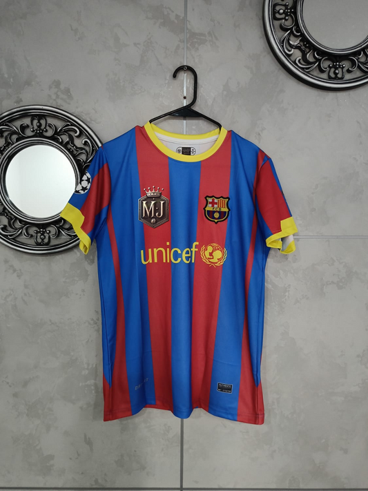FC Barcelona 2010–11 Vintage Jersey – Messi Edition (Champions League Final 🇪🇺, Embroidered) 🔵🔴🏆 (Copy)