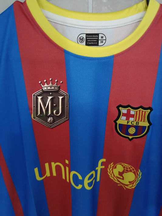 FC Barcelona 2010–11 Vintage Jersey – Messi Edition (Champions League Final 🇪🇺, Embroidered) 🔵🔴🏆 (Copy)