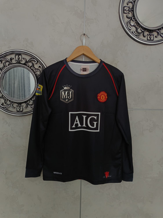 Manchester United 2007–08 Away – Ronaldo 7 Edition (FULL Sleeve, Embroidered Crest)