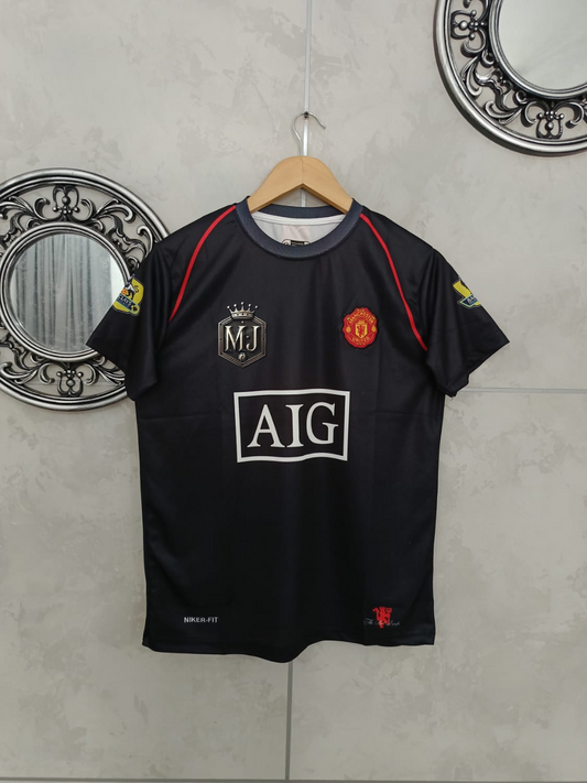 Manchester United 2006–07 Home – Ronaldo 7 Edition (Half Sleeve, Embroidered Crest) 🔴⚫⚡