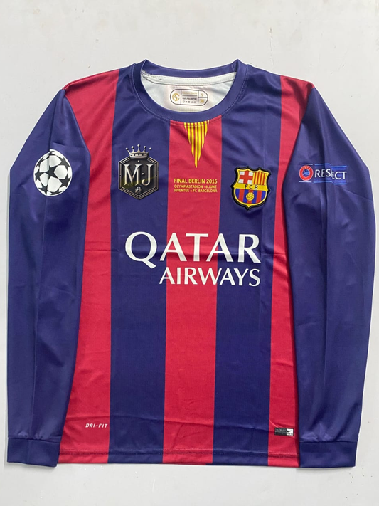 FC Barcelona HOME 2015-16 Full-Sleeve Messi[[[A084]]] (("FSRNE"))